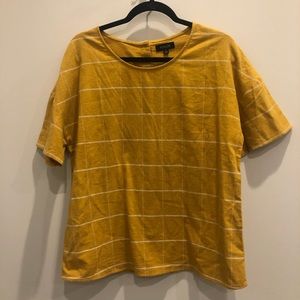 Roolee yellow plaid shirt
